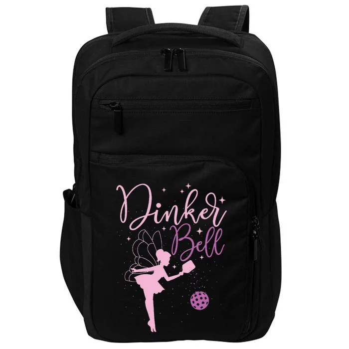 Dinker Bell Pickleball Player Pickleballers Sports Lover Impact Tech Backpack