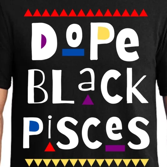 Dope Black Pisces Gift Pajama Set