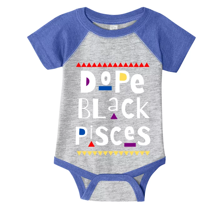 Dope Black Pisces Gift Infant Baby Jersey Bodysuit