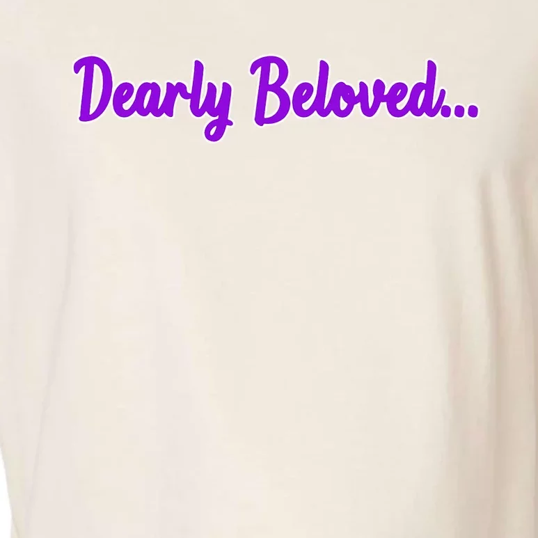 Dearly Beloved Purple 80s Retro Concert 1980S Garment-Dyed Women's Muscle Tee