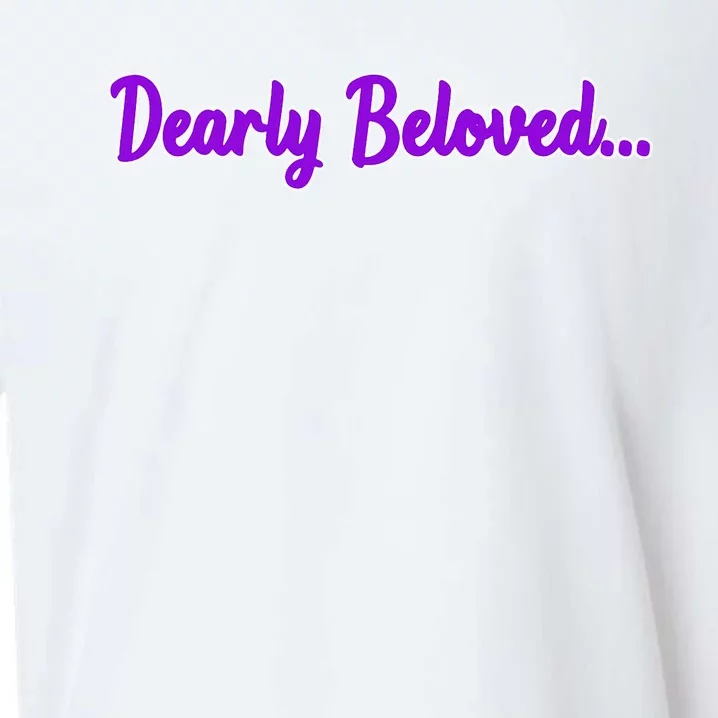 Dearly Beloved Purple 80s Retro Concert 1980S Sueded Cloud Jersey T-Shirt