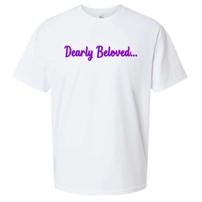 Dearly Beloved Purple 80s Retro Concert 1980S Sueded Cloud Jersey T-Shirt