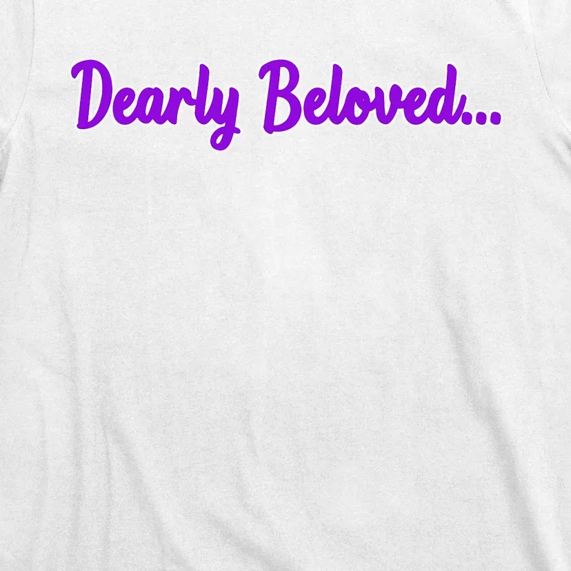 Dearly Beloved Purple 80s Retro Concert 1980S T-Shirt