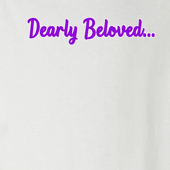 Dearly Beloved Purple 80s Retro Concert 1980S Toddler Long Sleeve Shirt