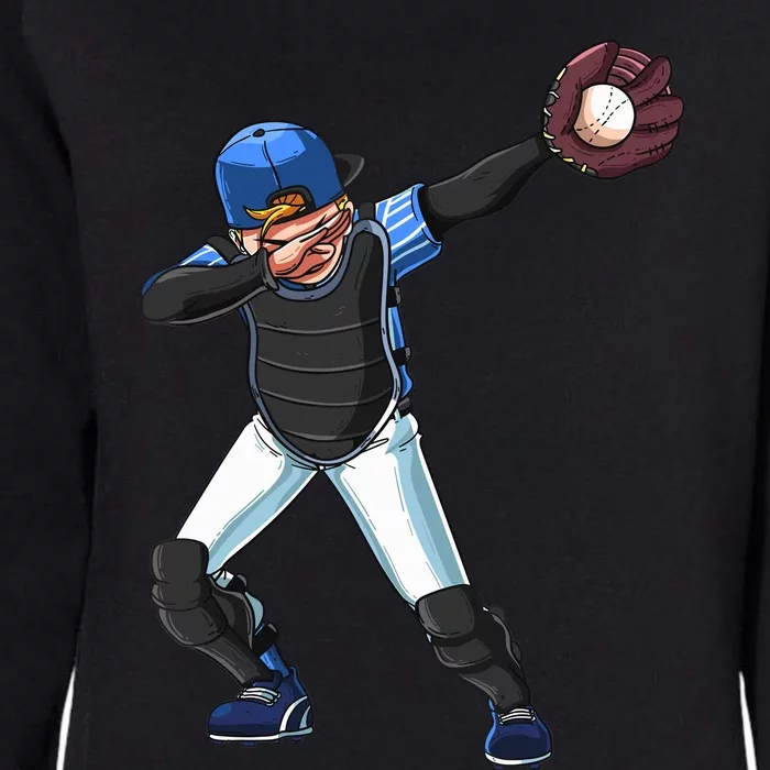 Dabbing Baseball Pitcher Catcher Boy Girl Womens California Wash Sweatshirt