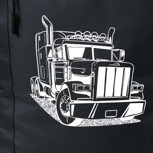 Diesel Big Rig 18 Wheeler Semi Trailer Truck Driver Trucker Gift Daily Commute Backpack