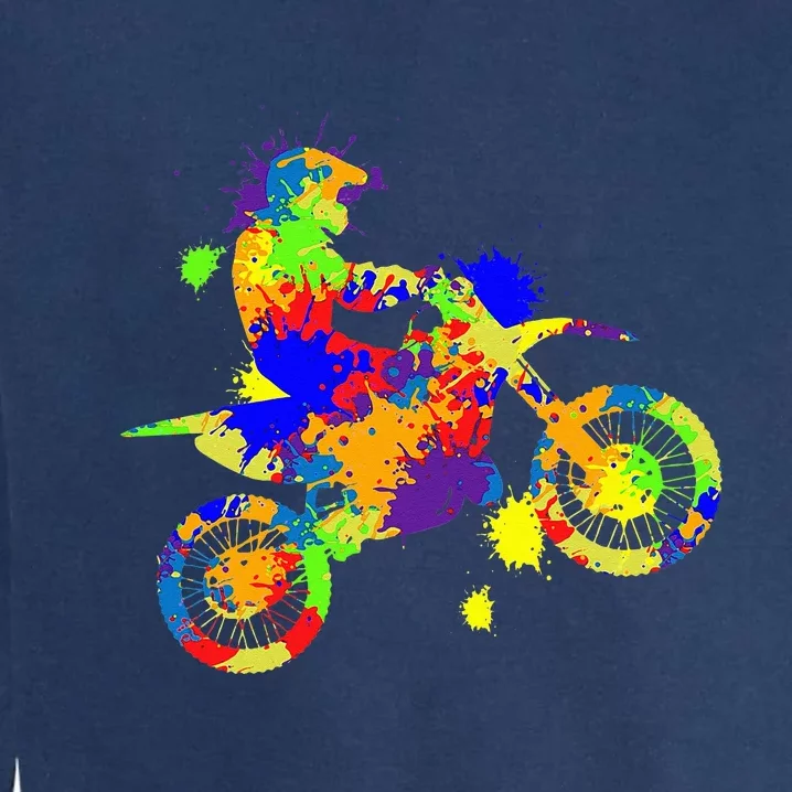 Dirt Bike Rider Motocross Enduro Dirt Biking Garment-Dyed Sweatshirt