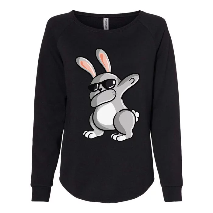 Dabbing Bunny Rabbit Dab Funny Easter Gift Rabbit Lover Womens California Wash Sweatshirt