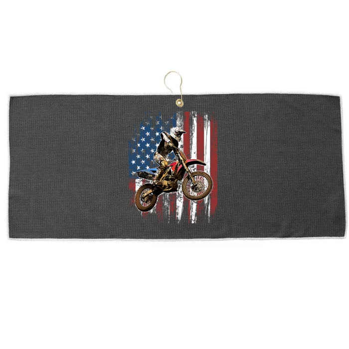 Dirt Bike Racing Motocross Racings Large Microfiber Waffle Golf Towel