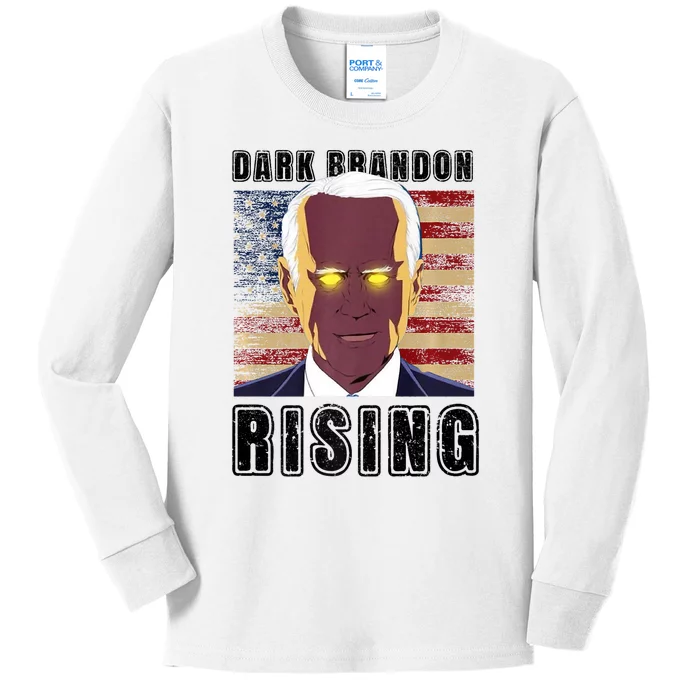 Dark Brandon Rising Meme Kids Long Sleeve Shirt