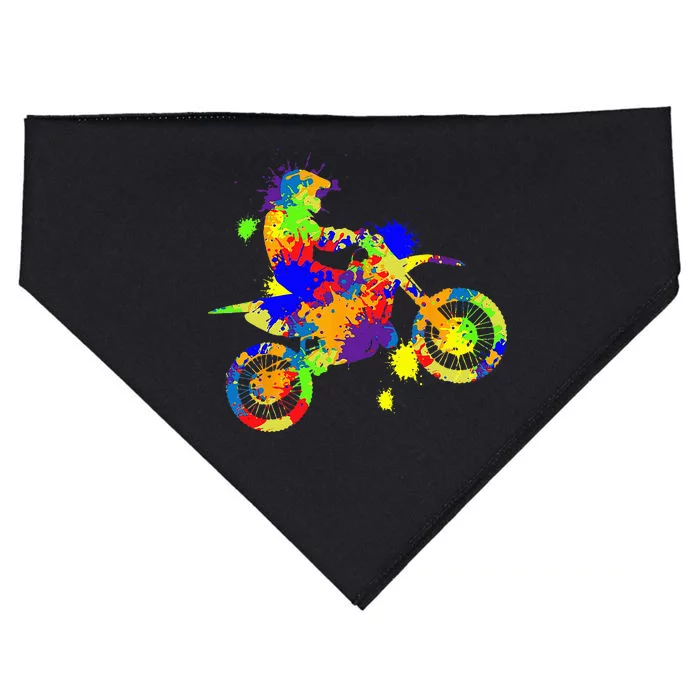 Dirt Bike Rider Motocross Enduro Dirt Biking USA-Made Doggie Bandana