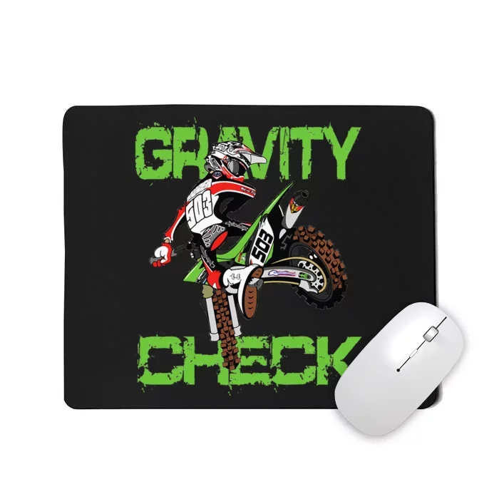 Dirt Bike Rider Motocross Mousepad