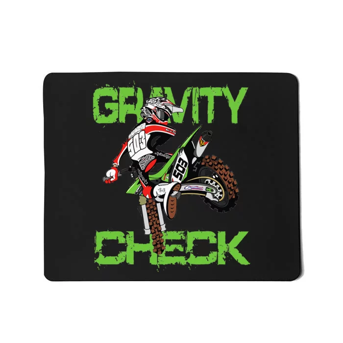 Dirt Bike Rider Motocross Mousepad