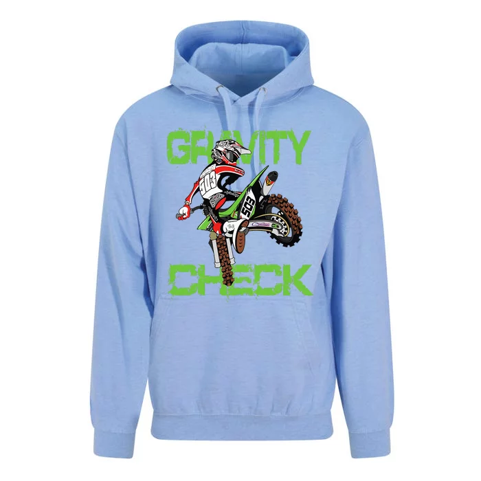 Dirt Bike Rider Motocross Unisex Surf Hoodie