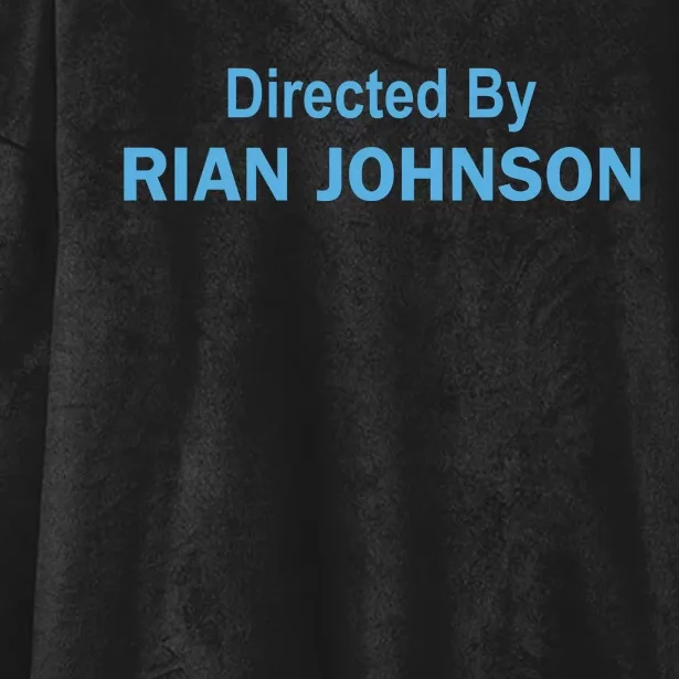 Directed By Rian Johnson Hooded Wearable Blanket