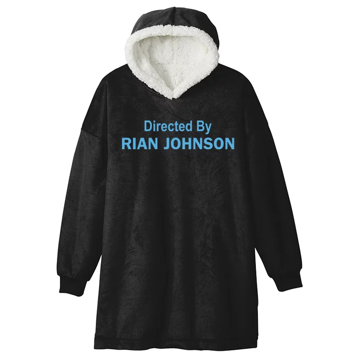 Directed By Rian Johnson Hooded Wearable Blanket