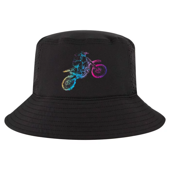 Dirt Bike Riding Motocross Lover Kids Motorcycle Rider Cool Comfort Performance Bucket Hat