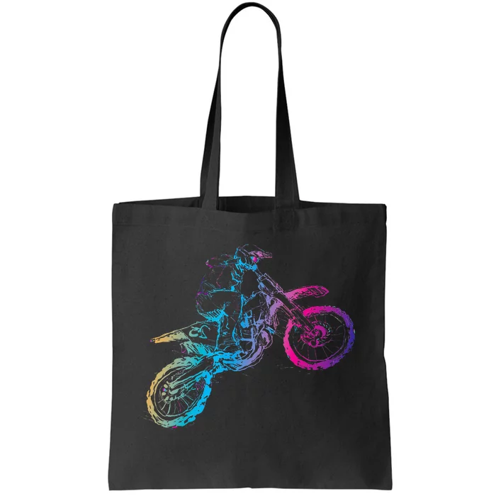 Dirt Bike Riding Motocross Lover Kids Motorcycle Rider Tote Bag