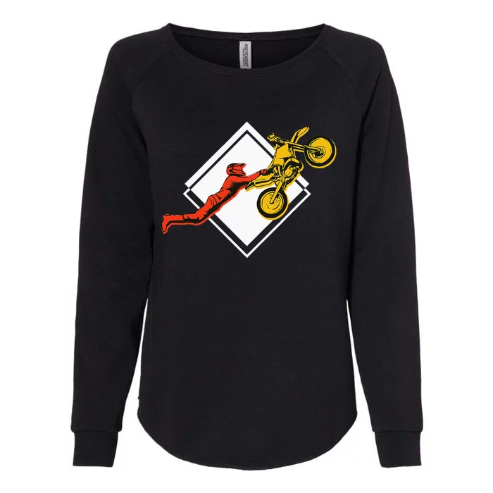 Dirt Bike Riding MX Motocross Supercross Womens California Wash Sweatshirt