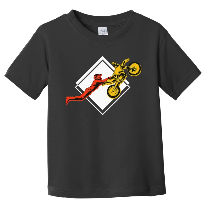 Dirt Bike Riding MX Motocross Supercross Toddler T-Shirt