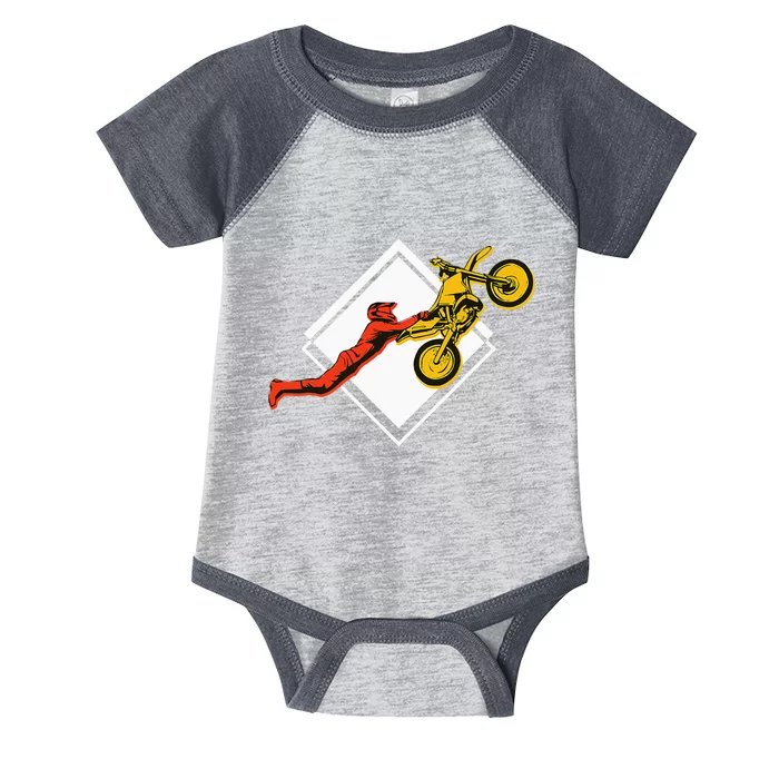 Dirt Bike Riding MX Motocross Supercross Infant Baby Jersey Bodysuit