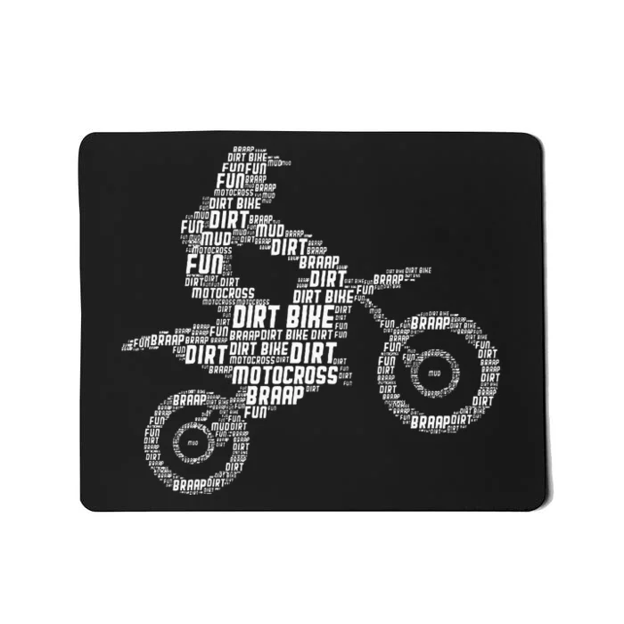 Dirt Bike Rider Motocross Enduro Dirt Biking Mousepad