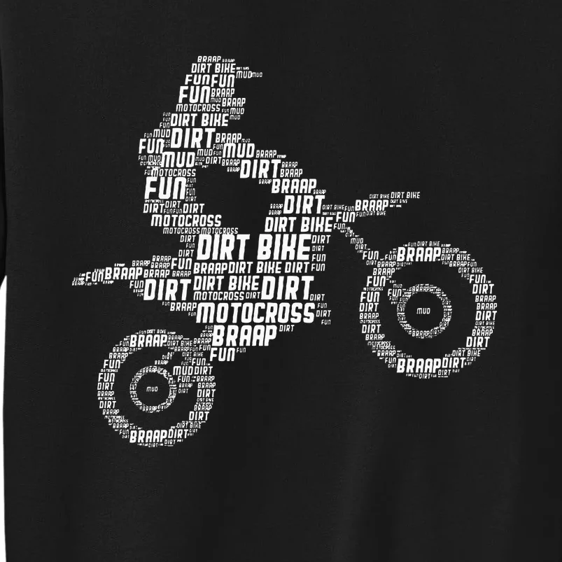 Dirt Bike Rider Motocross Enduro Dirt Biking Tall Sweatshirt