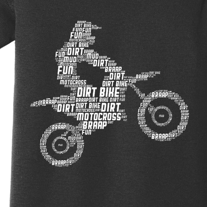 Dirt Bike Rider Motocross Enduro Dirt Biking Baby Bodysuit