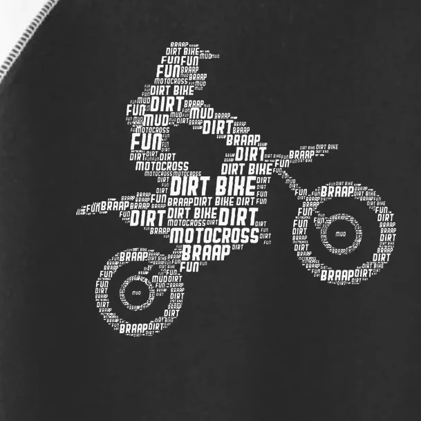 Dirt Bike Rider Motocross Enduro Dirt Biking Toddler Fine Jersey T-Shirt