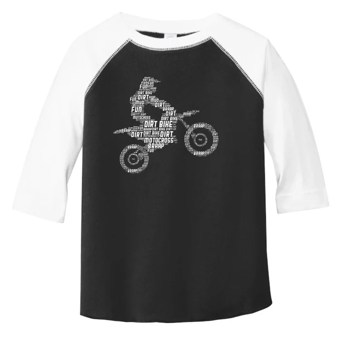 Dirt Bike Rider Motocross Enduro Dirt Biking Toddler Fine Jersey T-Shirt