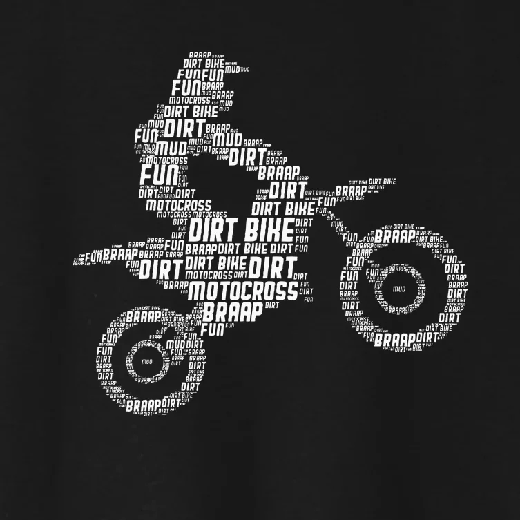 Dirt Bike Rider Motocross Enduro Dirt Biking Women's Crop Top Tee