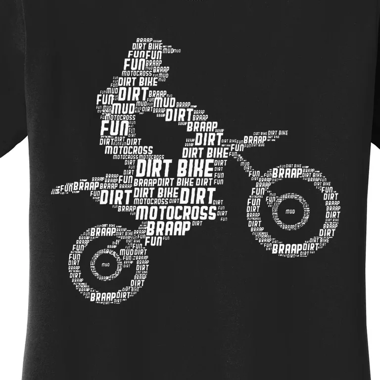 Dirt Bike Rider Motocross Enduro Dirt Biking Women's T-Shirt