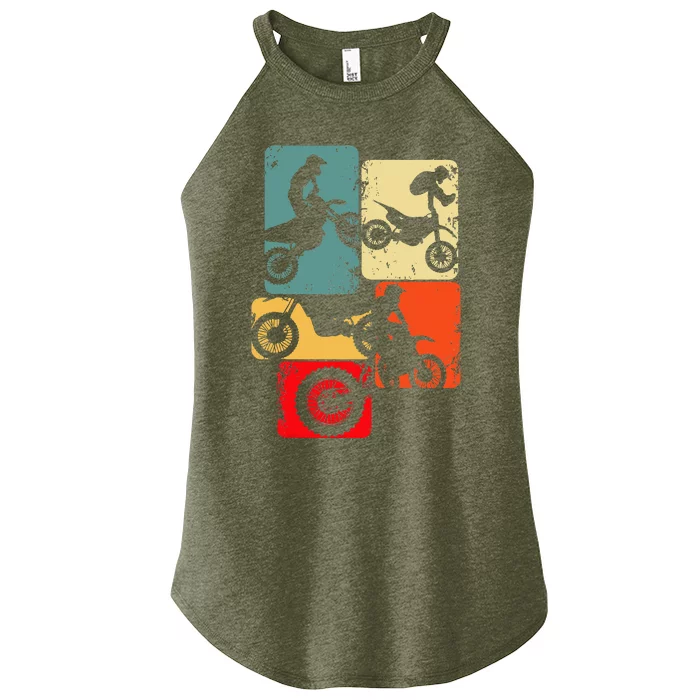 Dirt Bike Rider Motocross Enduro Dirt Biking Women’s Perfect Tri Rocker Tank