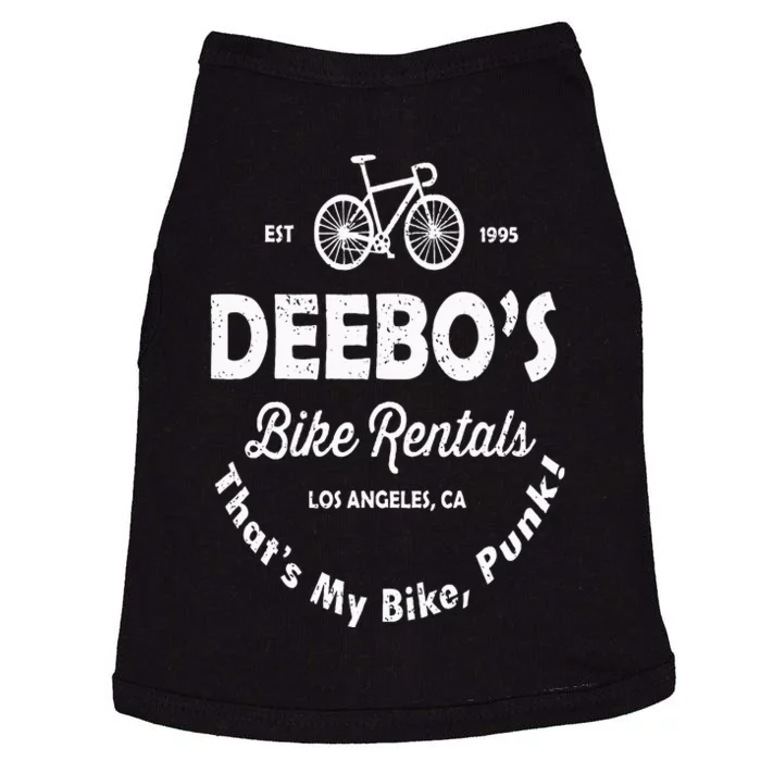 Deebo's Bike Rental That's My Bike Punk Funny deebos Biker Doggie Tank