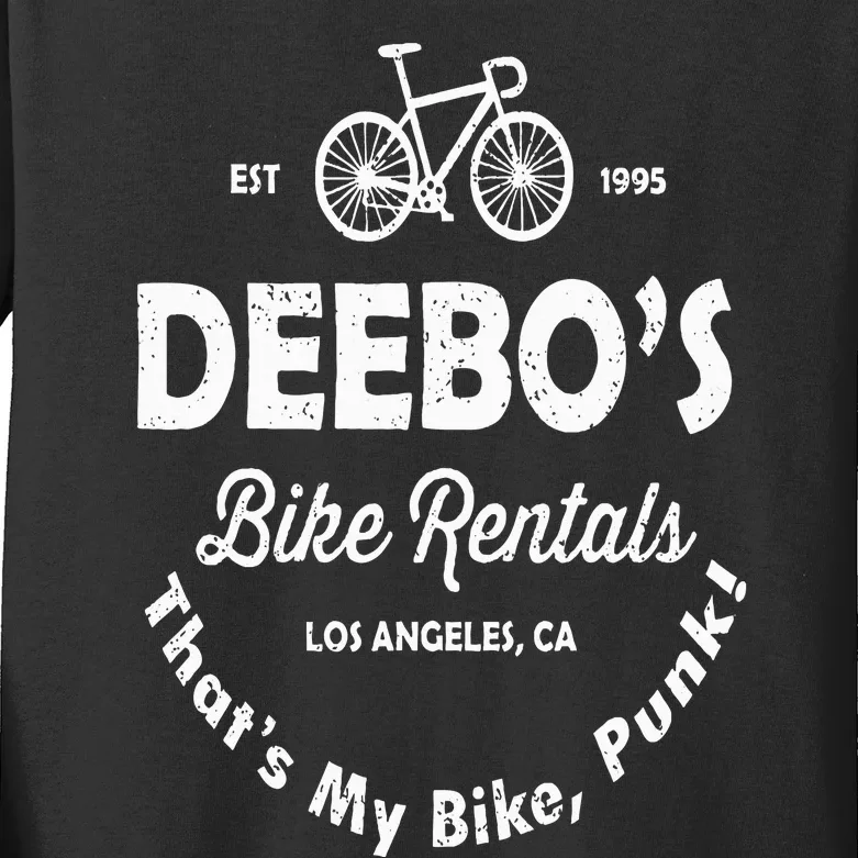 Deebo's Bike Rental That's My Bike Punk Funny deebos Biker Kids Long Sleeve Shirt