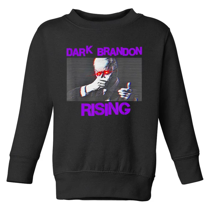 Dark Brandon Rising Saving America Political Toddler Sweatshirt