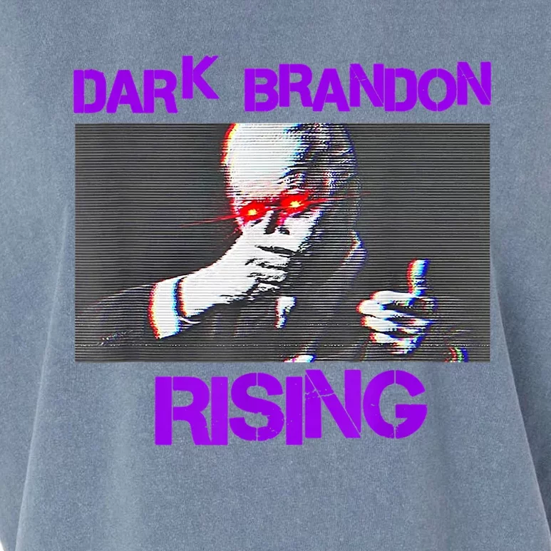 Dark Brandon Rising Saving America Political Garment-Dyed Women's Muscle Tee