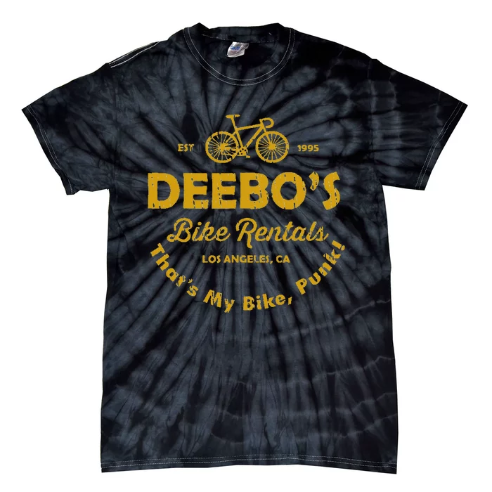 DeeboS Bike Rentals Vintage Retro Tie-Dye T-Shirt