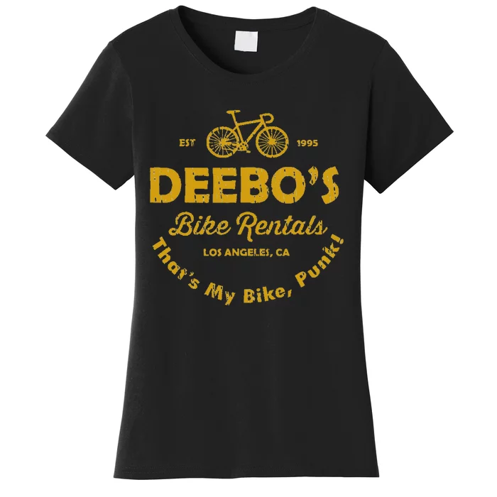 DeeboS Bike Rentals Vintage Retro Women's T-Shirt