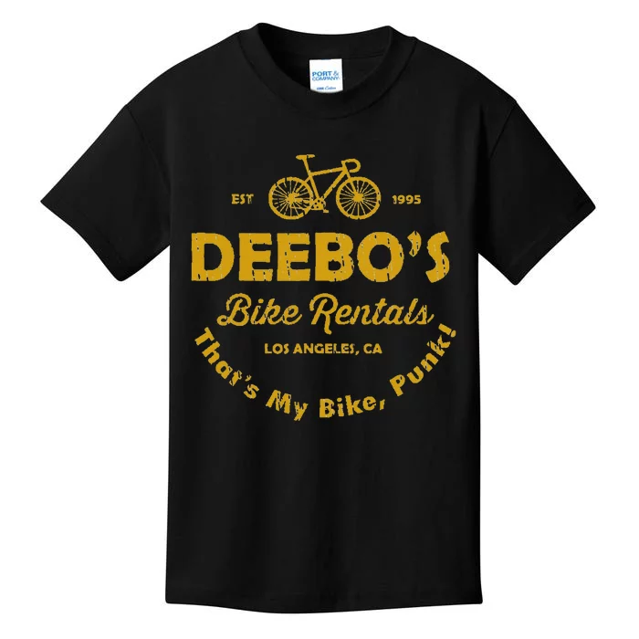 DeeboS Bike Rentals Vintage Retro Kids T-Shirt