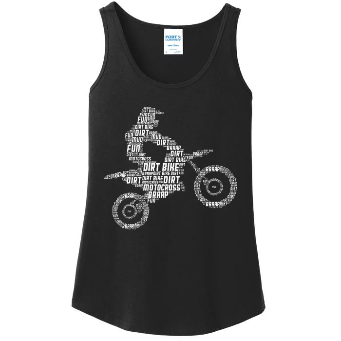 Dirt Bike Rider Motocross Enduro Dirt Biking Ladies Essential Tank