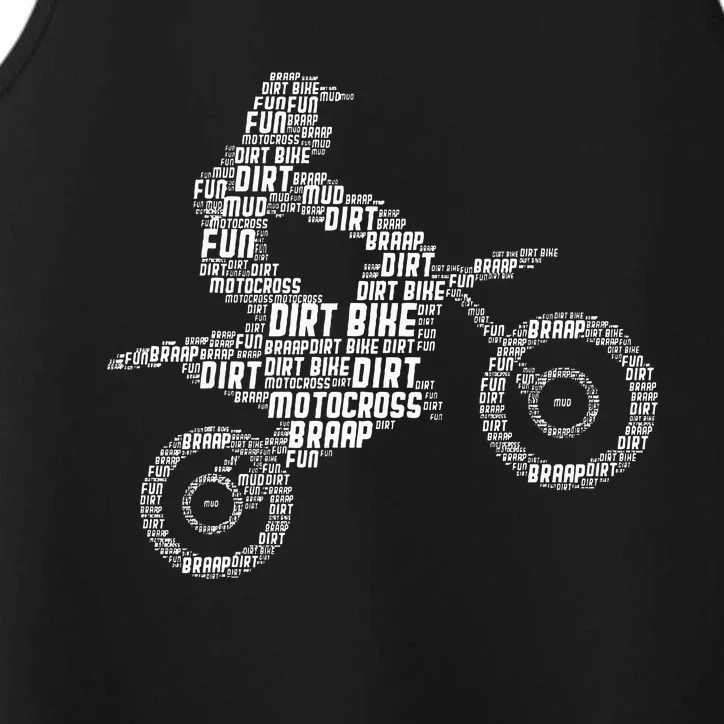 Dirt Bike Rider Motocross Enduro Dirt Biking Performance Tank