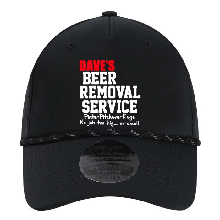 Dave's Beer Removal Service Funny Beer Ing Gift Performance The Dyno Cap