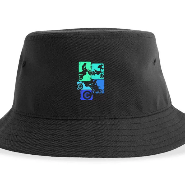 Dirt Bike Rider Motocross Enduro Dirt Biking Sustainable Bucket Hat