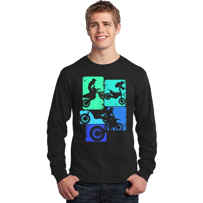 Dirt Bike Rider Motocross Enduro Dirt Biking Tall Long Sleeve T-Shirt