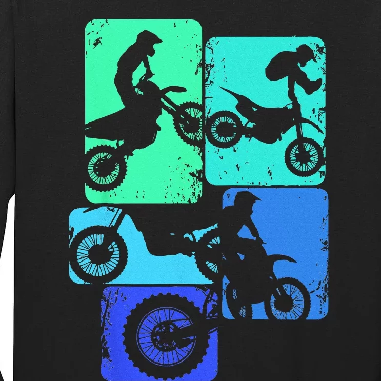 Dirt Bike Rider Motocross Enduro Dirt Biking Tall Long Sleeve T-Shirt