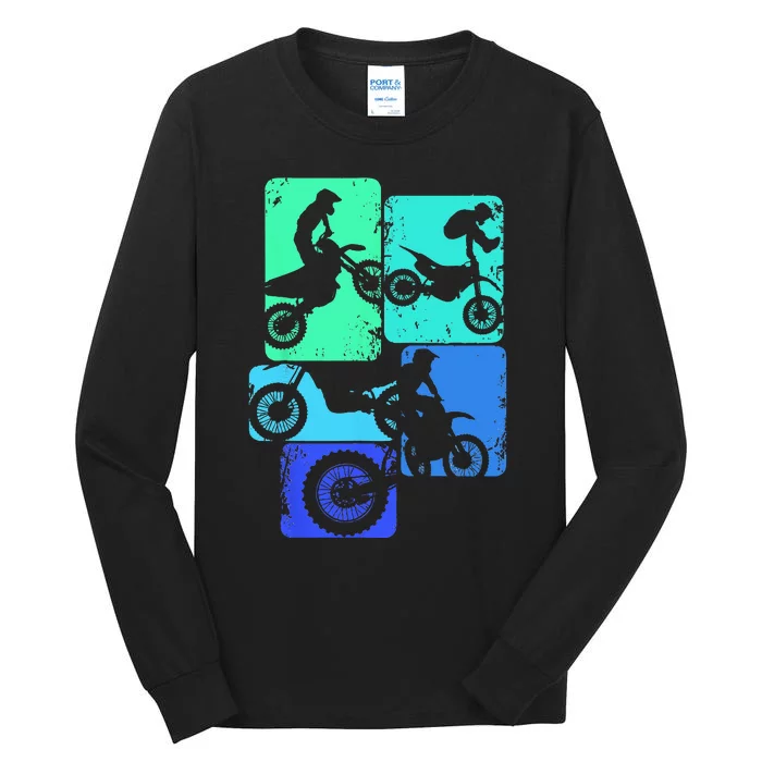 Dirt Bike Rider Motocross Enduro Dirt Biking Tall Long Sleeve T-Shirt