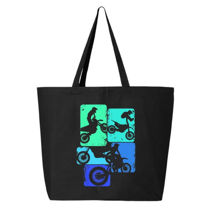 Dirt Bike Rider Motocross Enduro Dirt Biking 25L Jumbo Tote