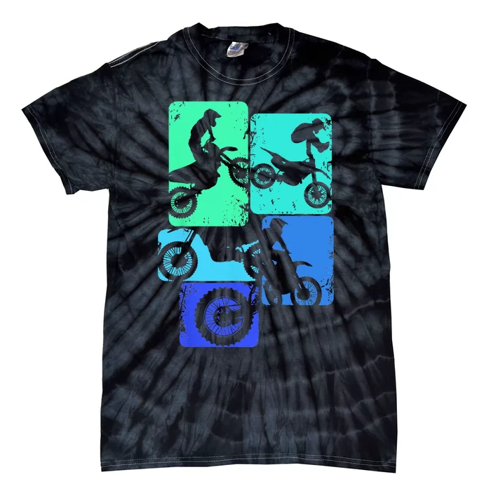 Dirt Bike Rider Motocross Enduro Dirt Biking Tie-Dye T-Shirt