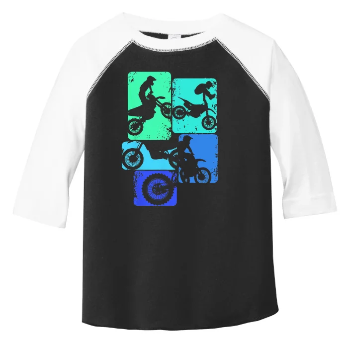 Dirt Bike Rider Motocross Enduro Dirt Biking Toddler Fine Jersey T-Shirt